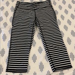 Striped athleta leggings
